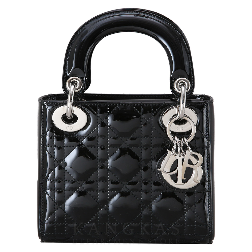 CHRISTIAN DIOR(USED)크리스찬디올 레이디디올 페이던트 미니 블랙